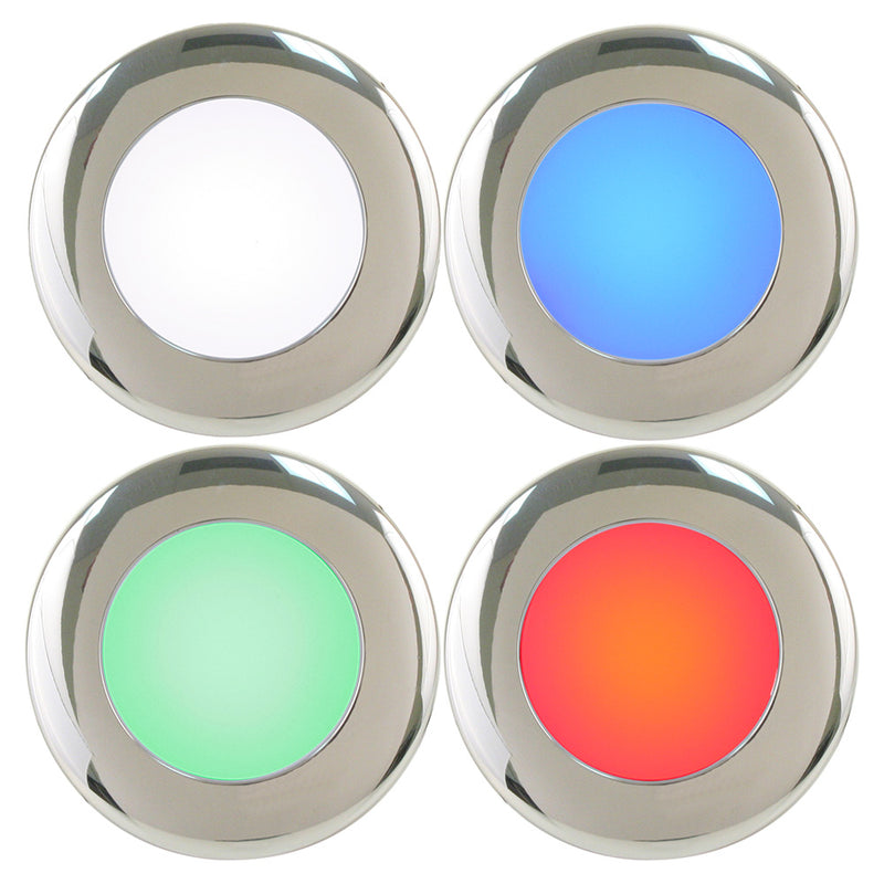 Load image into Gallery viewer, Scandvik A2.5 4 Color Downlight w/SS Trim - 8-30V [41416P]
