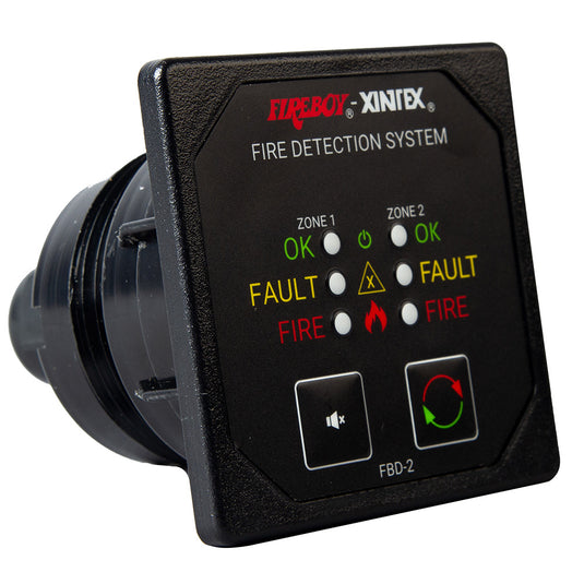 Fireboy-Xintex Two Zone Detection  Alarm Panel - 2-5/8