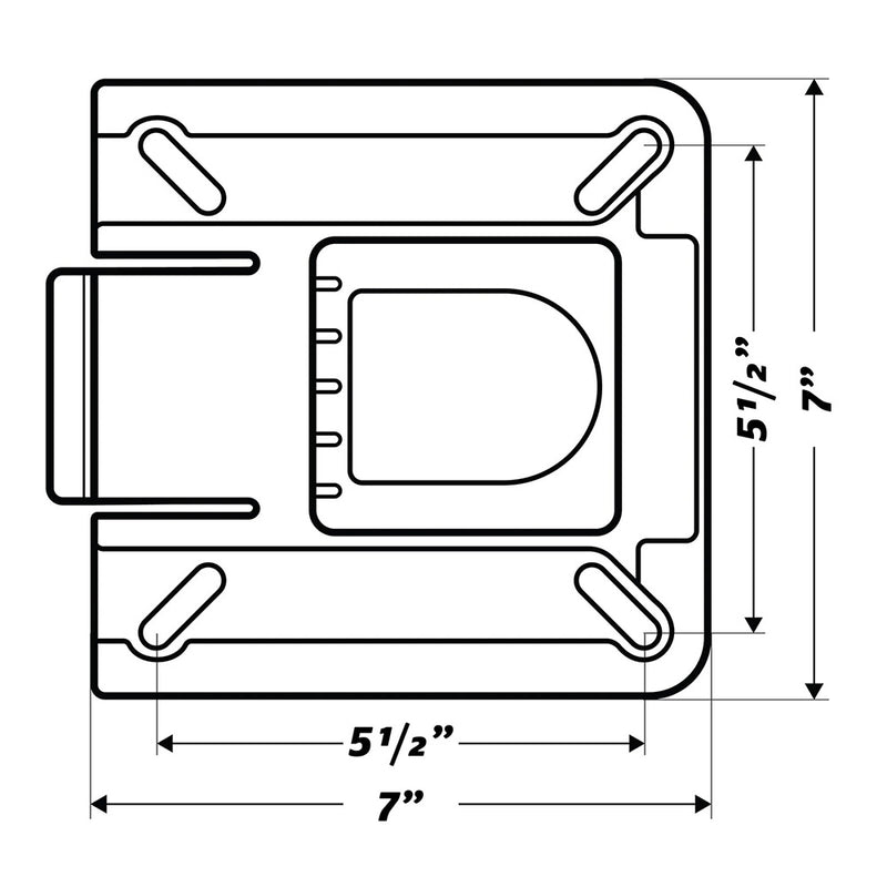 Load image into Gallery viewer, Wise 7&quot; Swivel w/Quick Release Bracket [8WD7SQR]
