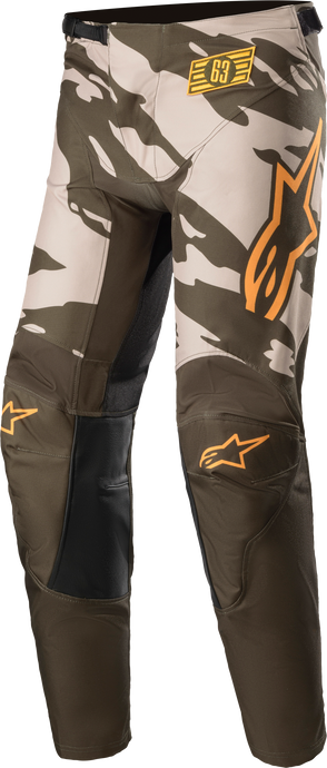 YOUTH RACER TACTICAL PANTS MLTRY/SAND CAMO/TANGE SZ 28 3741222-6840-28 image 1