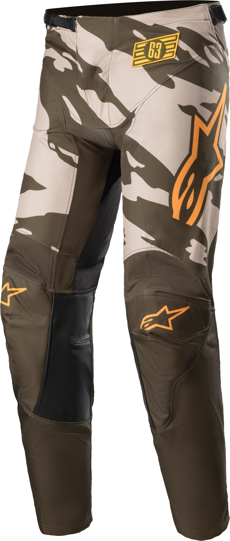 Load image into Gallery viewer, YOUTH RACER TACTICAL PANTS MLTRY/SAND CAMO/TANGE SZ 28 3741222-6840-28 image 1
