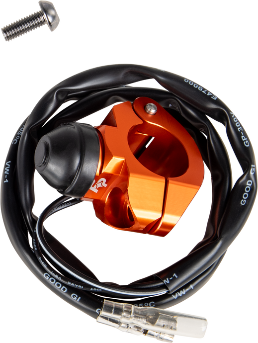 KILL SWITCH SINGLE BOLT CLAMP ORANGE KS-02 ORANGE image 1
