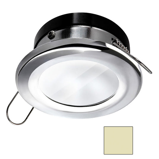 i2Systems Apeiron A1110Z 4.5W Spring Mount Light - Round - Warm White - Polished Chrome Finish [AP-4W-30K-PW11]