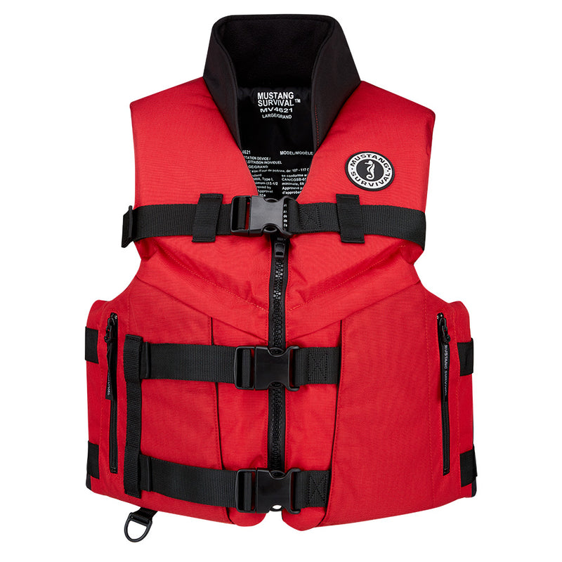 Load image into Gallery viewer, Mustang Accel 100 Foam Fishing Vest - Medium - Red-Black [MV462602-123-M-216]
