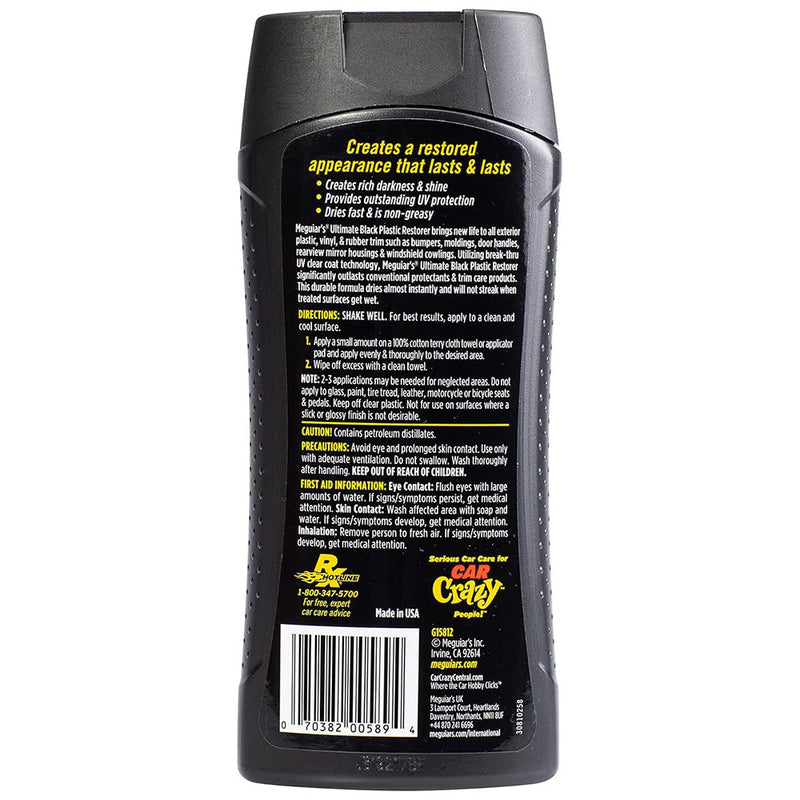Load image into Gallery viewer, Meguiar&#39;s Ultimate Black Plastic Restorer - 12oz [G15812]
