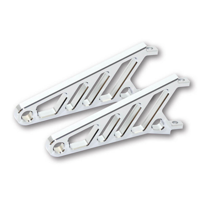 CNC HEADLIGHT BRACKET LONG PAIR CHROME 220-819 image 1