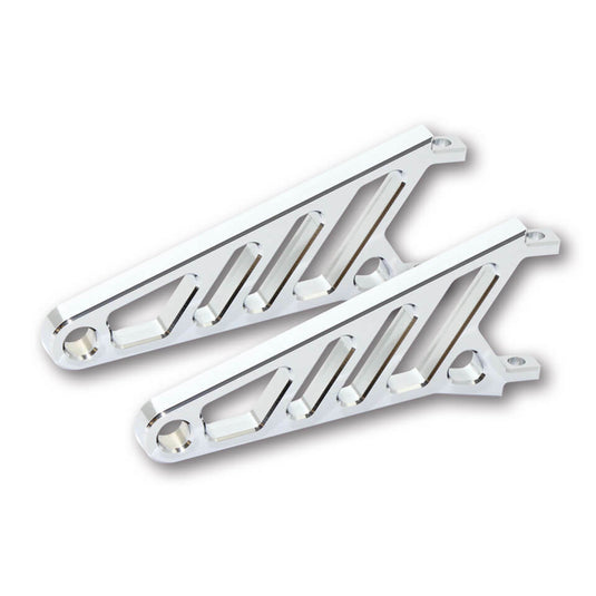 CNC HEADLIGHT BRACKET LONG PAIR CHROME 220-819 image 1