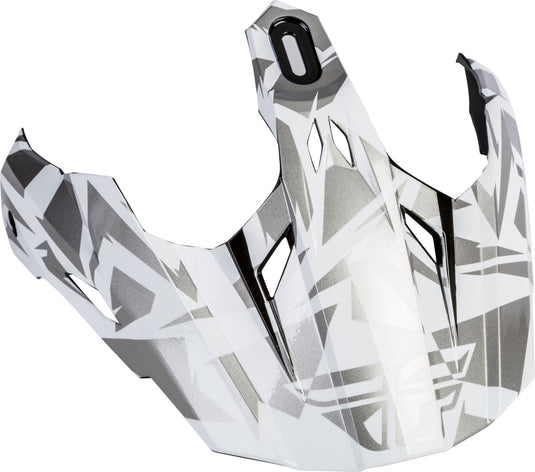 TREKKER NOVA HELMET VISOR WHITE/GREY 73-3116 image 1