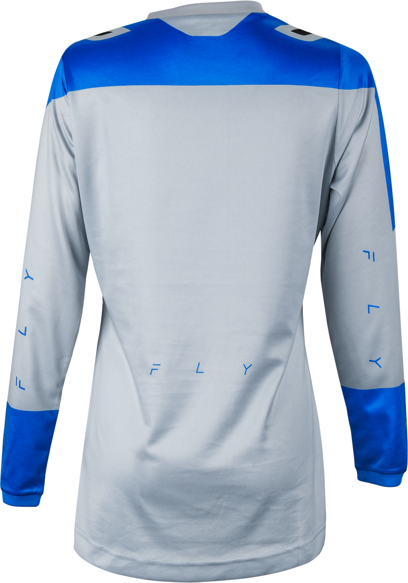 Load image into Gallery viewer, WOMEN&#39;S F-16 JERSEY ARCTIC GREY/BLUE LG 377-820L image 2
