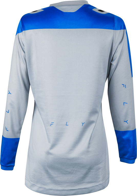 WOMEN'S F-16 JERSEY ARCTIC GREY/BLUE LG 377-820L image 2