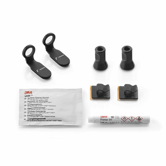 TURN SIGNAL MOUNTING KIT LIGHT UNIT PAIR BLACK FR444B image 2
