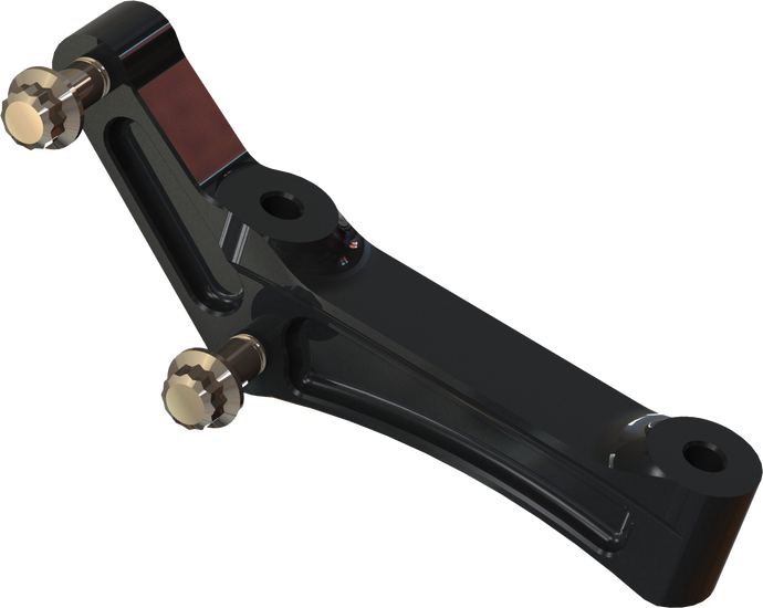 RADIAL MOUNT ADAPT BRACKET UNIV RH/LH BLACK FBRMAB-108 image 1