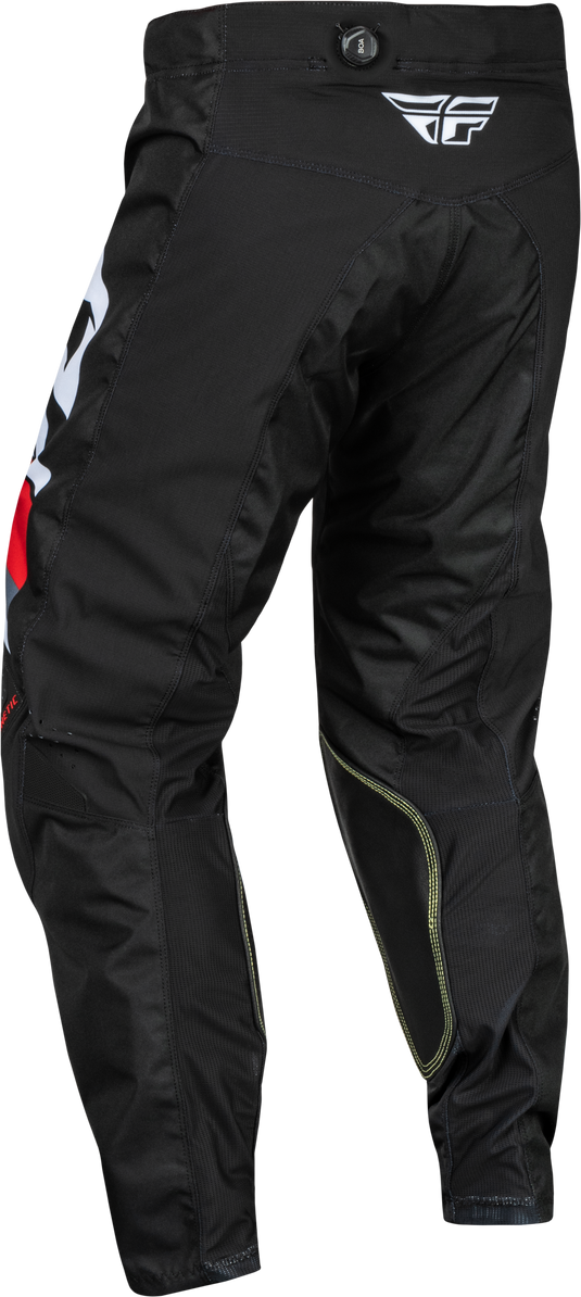 YOUTH KINETIC PRIX PANTS RED/GREY/WHITE SZ 22 377-43222 image 2