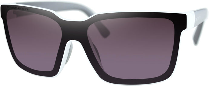 BOOST SUNGLASSES WHITE W/GREY/PURPLE/SLVR MIR BBST002H image 1