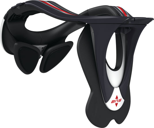 BNS PRO NECK SUPPORT BLACK/WHITE/RED LG-XL 6500114-123-LXL image 2