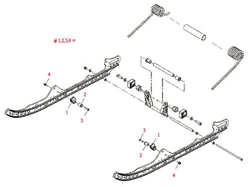 SPI SUSP, SPRING HOLDER REPAIRKIT SKIDOO