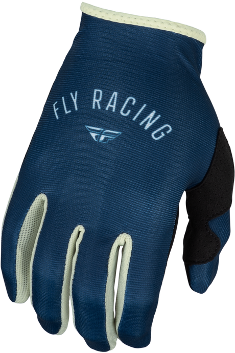 GIRL'S LITE GLOVES NAVY/IVORY YL 377-612YL image 1