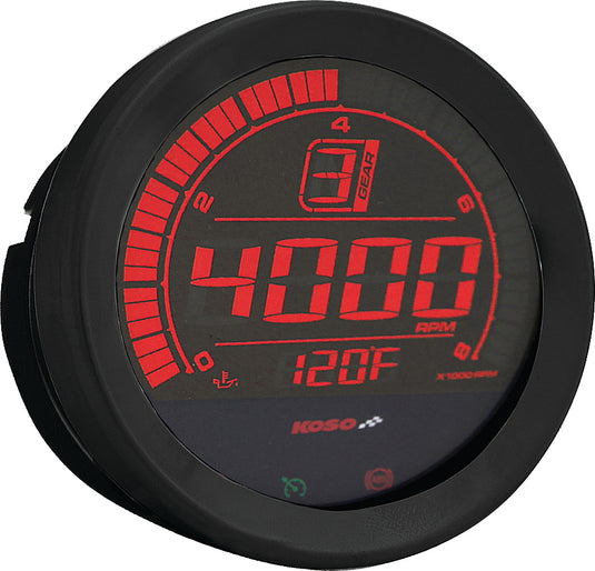 DIGITAL GAUGE CLUSTER BLACK BEZEL 04-13 FLHT AND FLTR BA050903 image 7