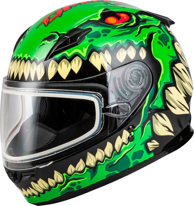 YOUTH GM-49Y DRAX SNOW HELMET GREEN YM F2499051 image 1