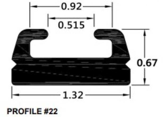 SPI SLIDE PROFILE 22 BLACK 56