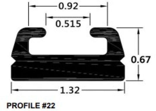 SPI SLIDE PROFILE 22 BLACK 66