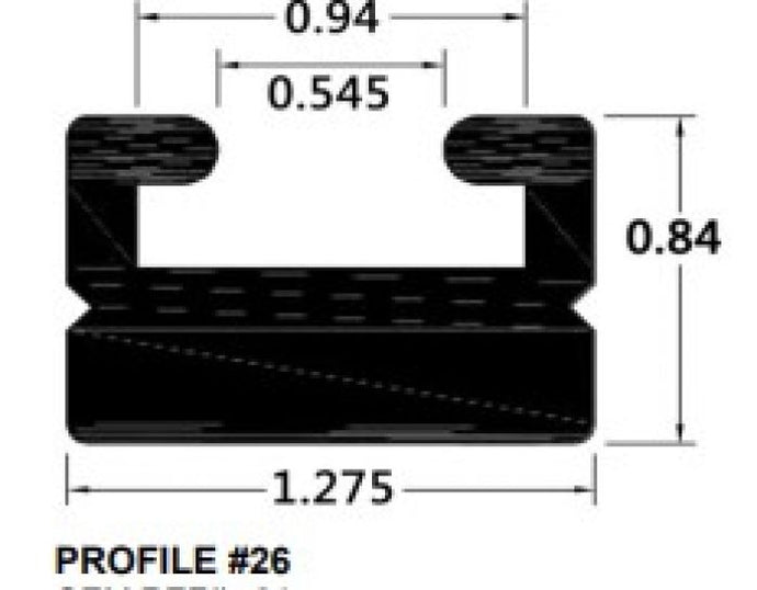 SPI SLIDE PROFILE 26 BLACK 56