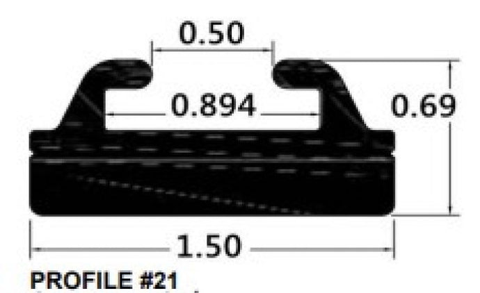 SPI SLIDE PROFILE 21 BLACK 56