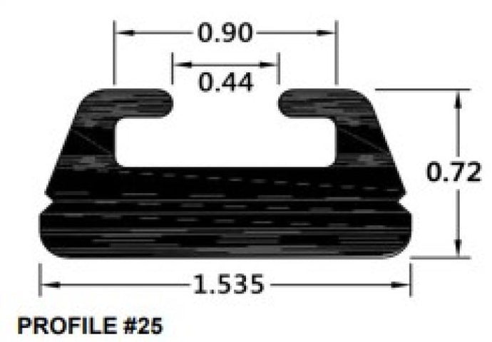 SPI SLIDE PROFILE 25 BLACK 56