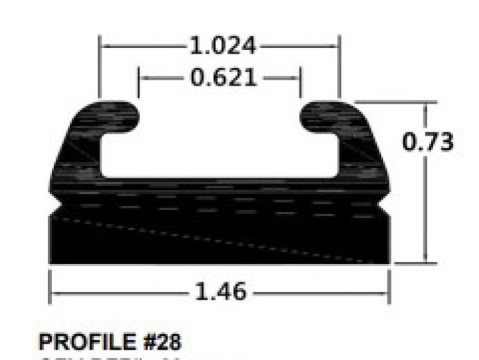 SPI SLIDE PROFILE 28 BLACK 56