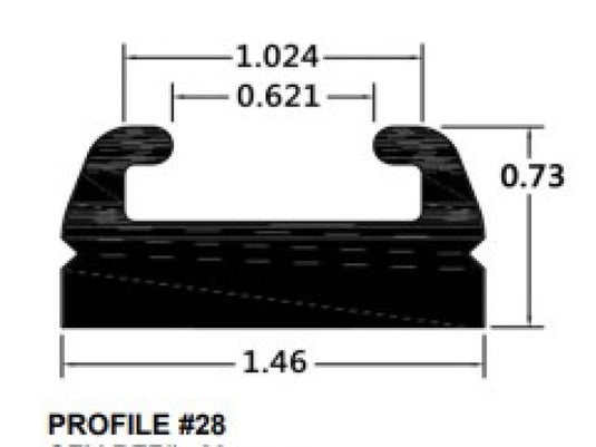 SPI SLIDE PROFILE 28 BLACK 56