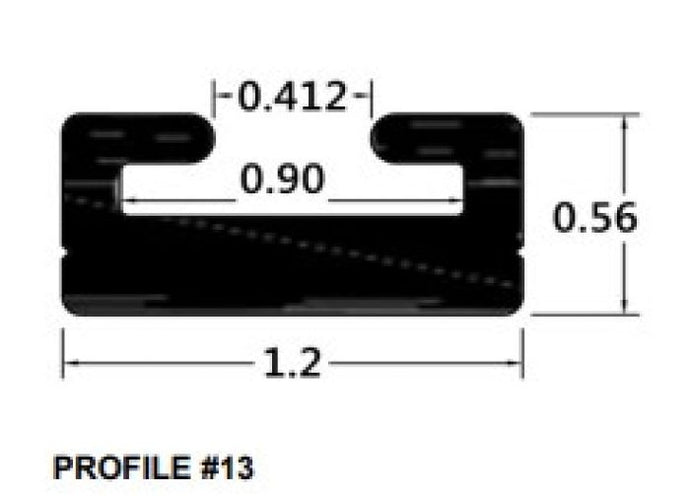 SPI SLIDE PROFILE 13 BLACK 41.5
