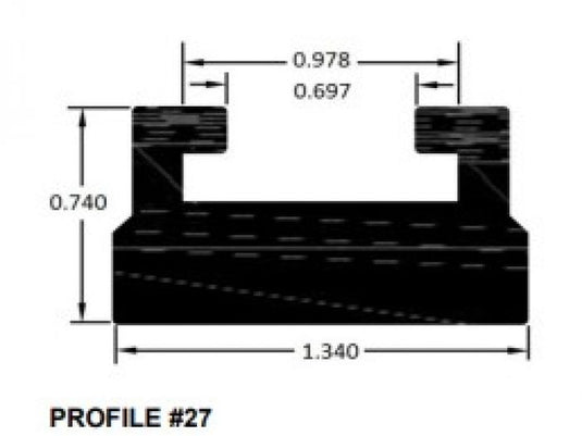 SPI SLIDE PROFILE 27 BLACK 66