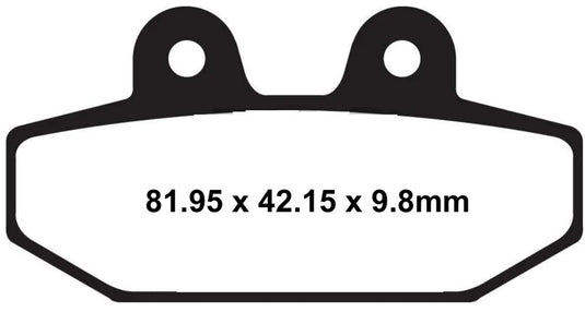 BRAKE PAD Z+ REAR `18-UP SOTFAIL 7283-Z image 2