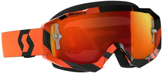 HUSTLE GOGGLE BLACK/ORANGE W/ORANGE CHROME LENS 262592-1009280 image 1