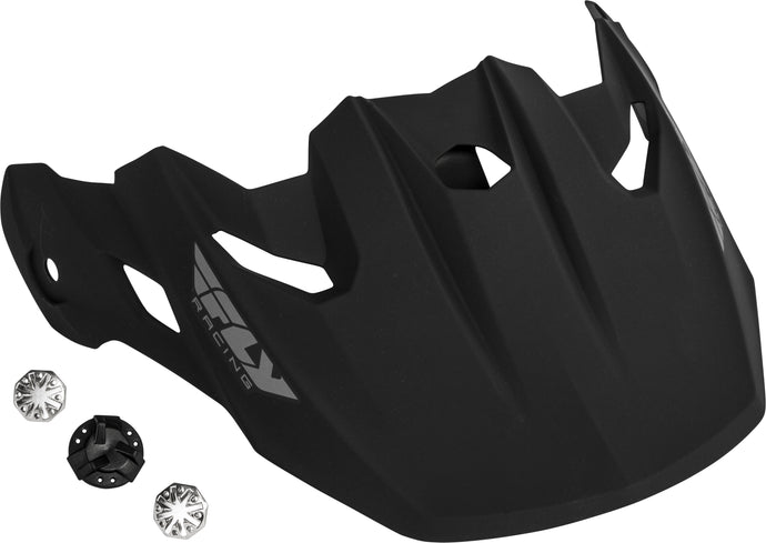 TOXIN VISOR MATTE BLACK 73-88045 image 1