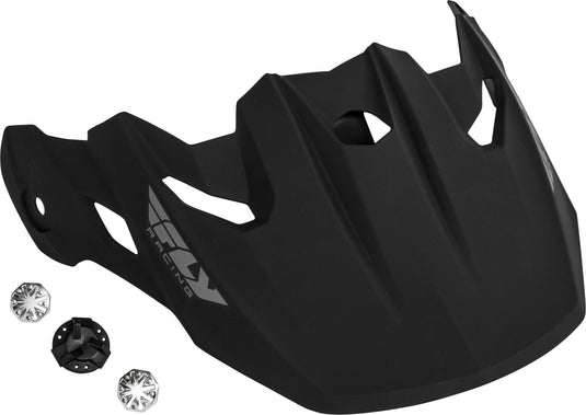 TOXIN VISOR MATTE BLACK 73-88045 image 1