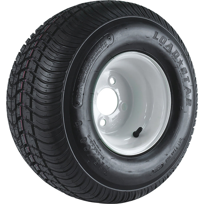 215/60-8 TIRE & WHEEL (C) 4 HOLE GALVANIZED