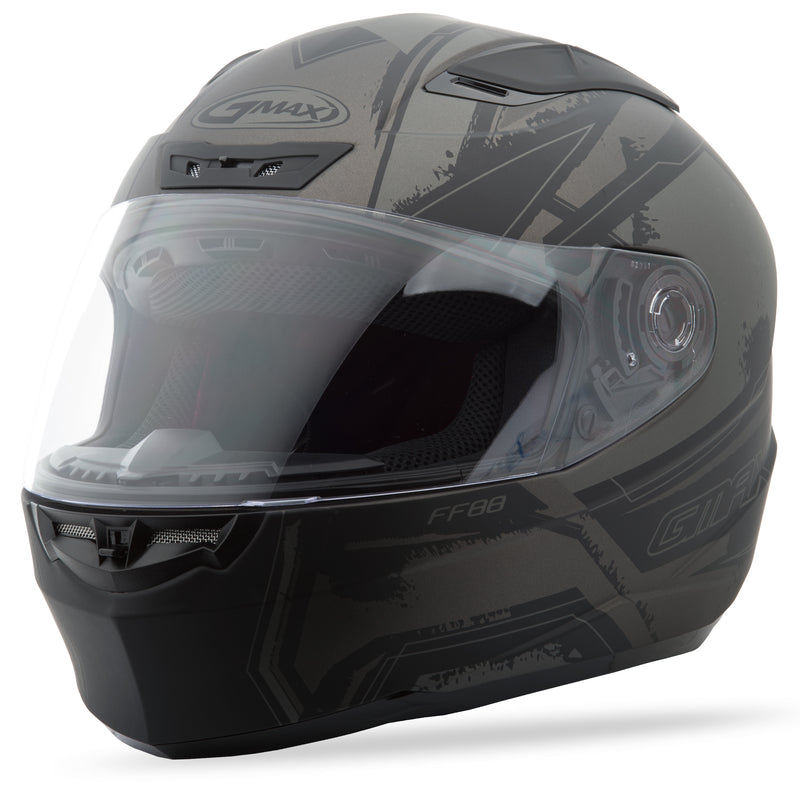 Load image into Gallery viewer, FF-88 FULL-FACE X-STAR HELMET MATTE DARK SILVER/SILVER SM G1881574 FTC-21 image 1
