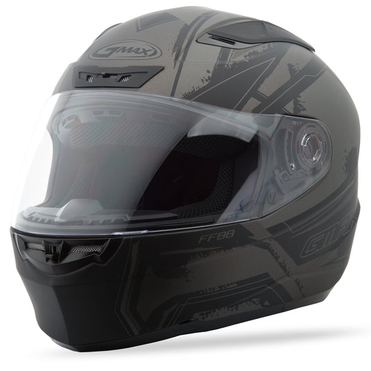 FF-88 FULL-FACE X-STAR HELMET MATTE DARK SILVER/SILVER SM G1881574 FTC-21 image 1