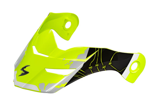 EXO-AT960 PEAK VISOR TOPOGRAPHIC HI-VIS/BLACK 52-960-07 image 1
