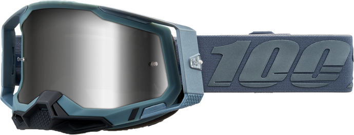 RACECRAFT 2 GOGGLE BATTLESHIP MIRROR SILVER LENS 50010-00017 image 1