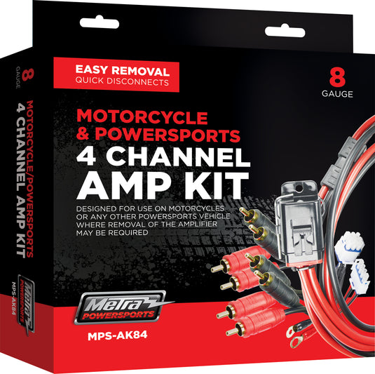 4 CH MC AMP INSTALL KIT 8GA MPS-AK84 image 3