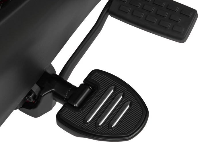 COMMANDER DRIVER FLOORBOARD MINI BLACK CAN 41-414BK image 1