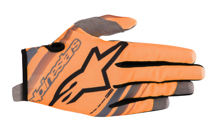 YOUTH RADAR GLOVES ORANGE/BLACK YXS 3541819-451-XS image 1