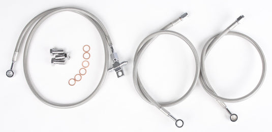 BRAKELINE REAR YAM STD+4 WARR-R-4 image 1