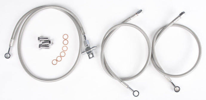 BRAKELINE REAR STD+4 YAMAHA RHIN700-R-4 image 1