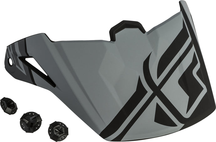 ELITE GUILD VISOR MATTE GREY/BLACK 73-88120 image 1