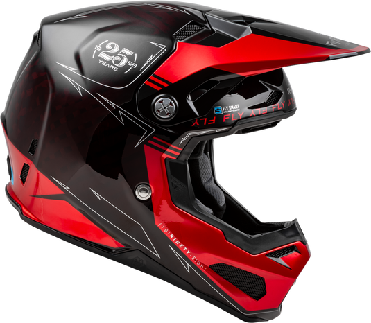 FORMULA S CARBON LEGACY HELMET RED CARBON/BLACK 2X 73-44472X image 4