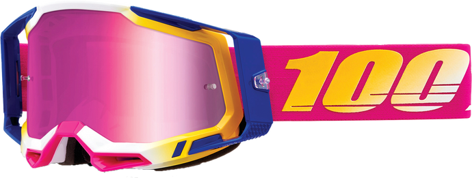 RACECRAFT 2 GOGGLE MISSION MIRROR PINK LENS 50010-00012 image 1