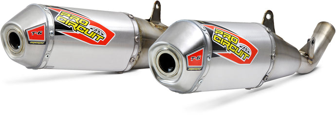 T-6 SS DUAL SLIP-ONS CRF450R '17-18 450RX '17-18 0111745A2 image 1